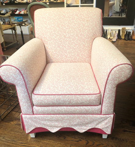 Custom Ethan Allen Upholstered Chair