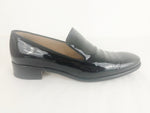 Salvatore Ferragamo Black Patent Leather Loafer Size 8.5