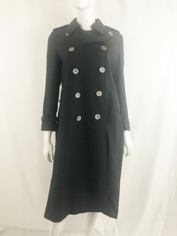 Gucci Pleated Back Wool Coat Size S