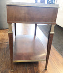 Johnathon Charles Walnut Barcelona Side Table (2 available sold separately)