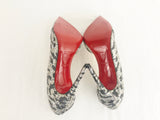 Christian Louboutin Patterned D'Orsay Pump Size 8