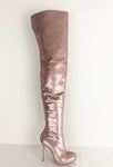Christian Louboutin Sequin Thigh High Boots Size 8.5