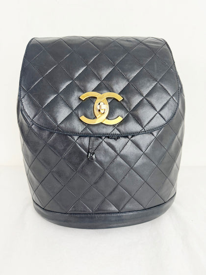 Vintage Chanel Leather Backpack