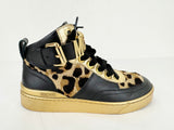 Moschino Leopard Print Sneaker Size 8