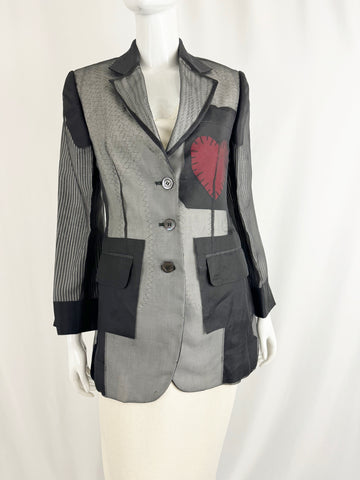 Moschino Couture Silk Blazer Size M