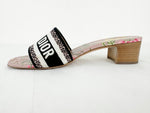 Christian Dior Dway Heeled Slides Size 8