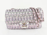 Chanel 2018 Metallic Tweed Flap Bag