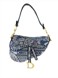 Christian Dior Jardin Magique Saddle Bag