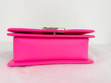 NEW Chanel Neon Patent Chevron Boy Bag