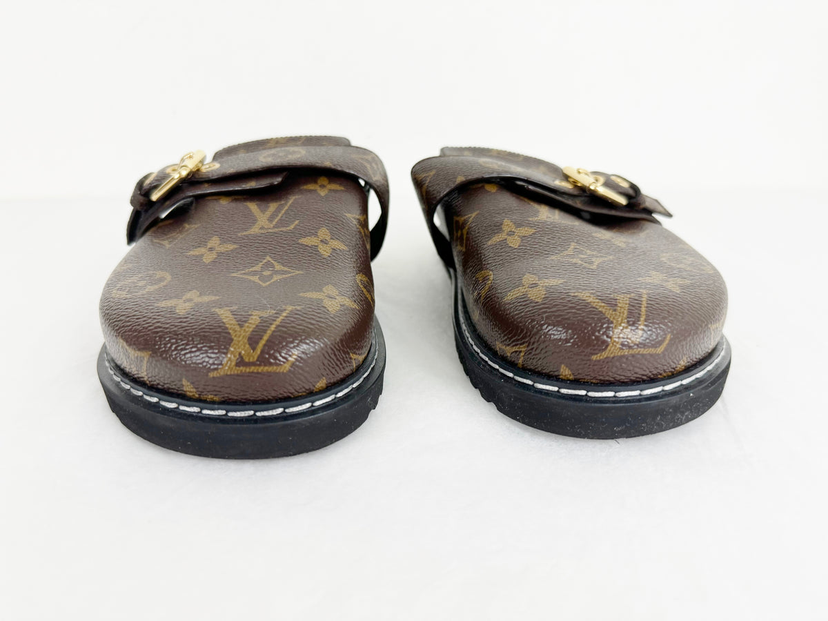 NEW Louis Vuitton Monogram Mules Size 8 – KMK Luxury Consignment