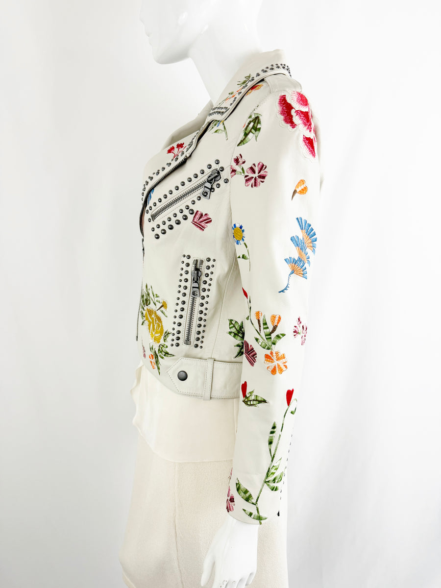 Alice Olivia Leather Jacket Size S – KMK Luxury Consignment