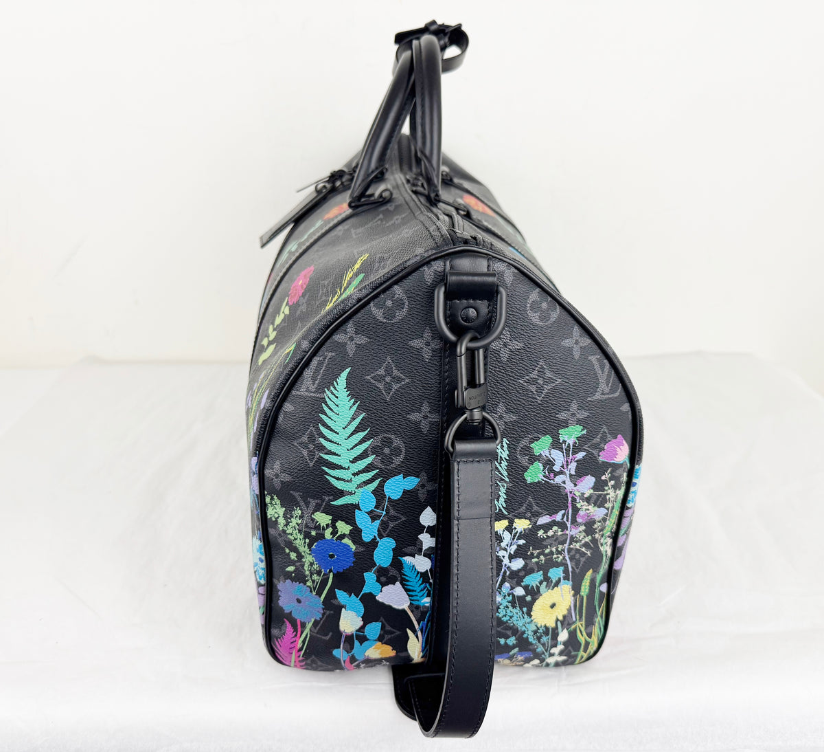NEW Louis Vuitton Eclipse Foliage Keepall 50 Bandouliere – KMK