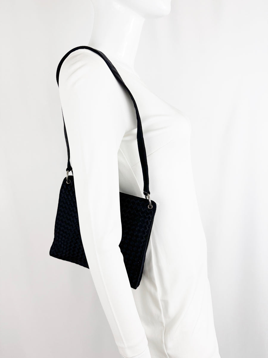 Bottega Veneta Woven Satin Shoulder Bag – KMK Luxury Consignment