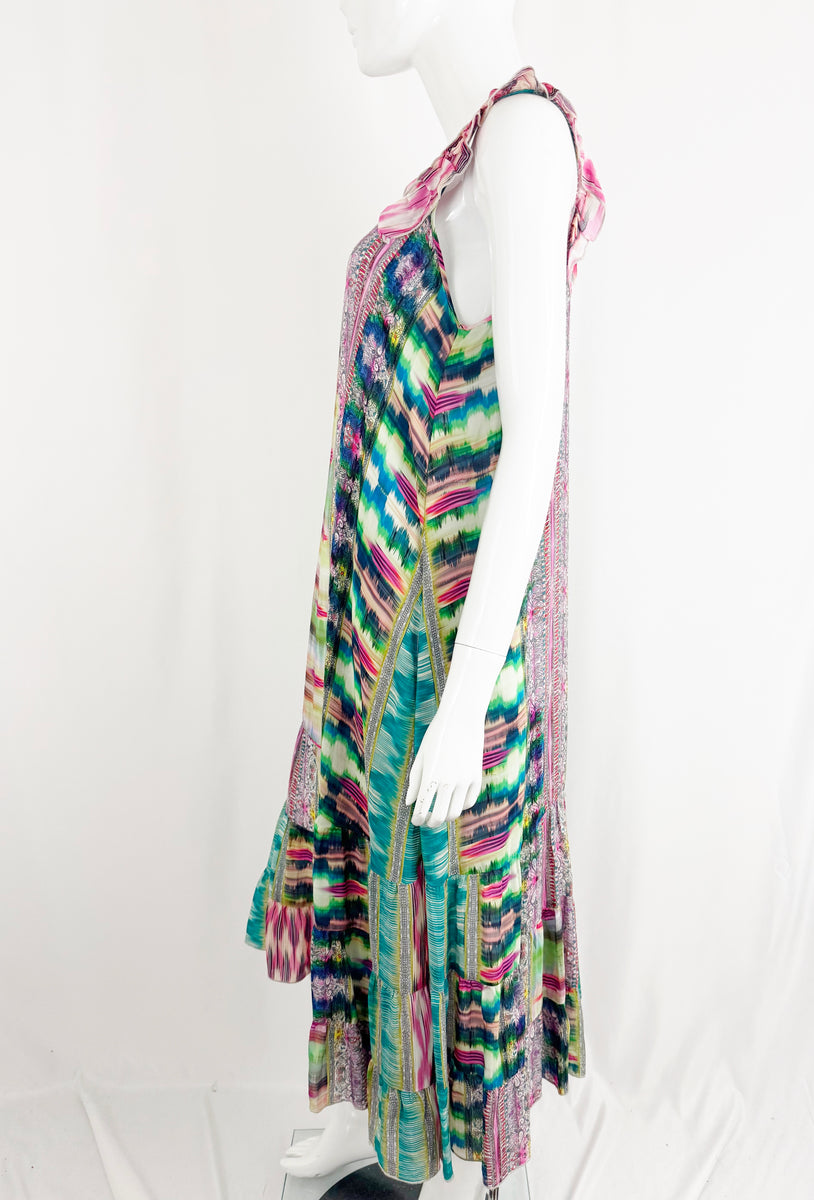 by johnny knotted carnation midi dress By Johnny Knotted Carnation Pink Midi Dress Size 6