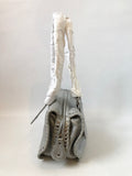 NEW Carlos Falchi Studded Shoulder Bag