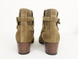 NEW Saint Laurent Suede Boots Size 36.5 It (6.5 Us)