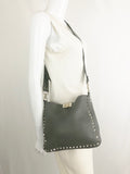 Valentino Grey Rockstud Crossbody Bag