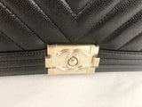NEW Chanel Chevron Boy Bag