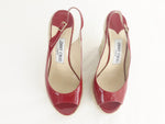 Jimmy Choo Red Patent Leather Slingback Size 6