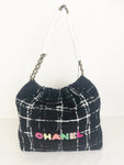 NEW Chanel 22 Tweed Hobo w/Pouch