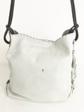 Henry Beguelin Bone Pebbled Leather Tote