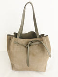 Celine Embossed Cabas Phantom Tote