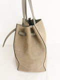 Celine Embossed Cabas Phantom Tote