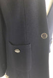 NEW St. john Caviar Long Jacket Size 14