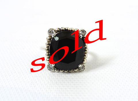 Tiffany & Co. Ziegfeld Collection Black Spinel Ring