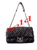 NEW Black Quilted Classic Flap Bag