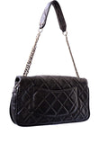 NEW Black Quilted Classic Flap Bag