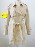Moncler Double Breasted Trench Coat Size 3 (L Us)