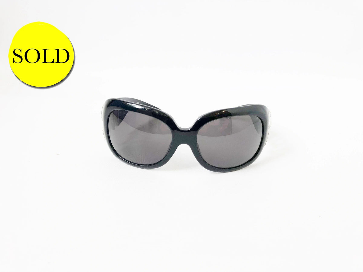 小物 BVLGARI Sunglasses Rhinestone Y2K 00s BVLGARI Rhinestone Sunglasses – KMK Luxury Consignment