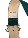Vintage Moschino Couture Suede Belt