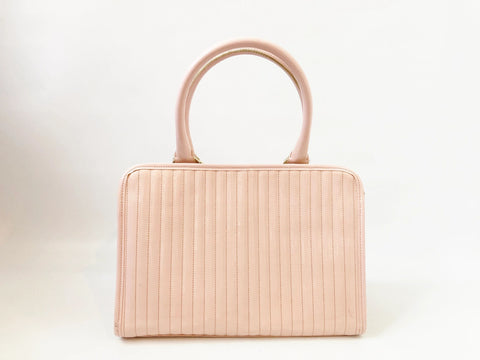 Pink Patent Leather Top Handle Bag