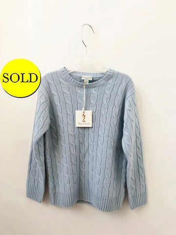 NEW Papo d'Anjo Cashmere Cable Sweater Size 6