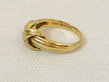 Tiffany & Co. 18K X-Ring Size 8