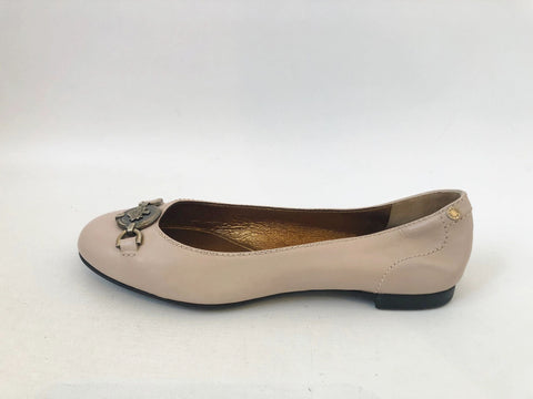 NEW Bally Leather Ballet Flats Size 39 It (9 Us)
