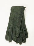 NEW Portolano Green Suede Gloves Size 7.5