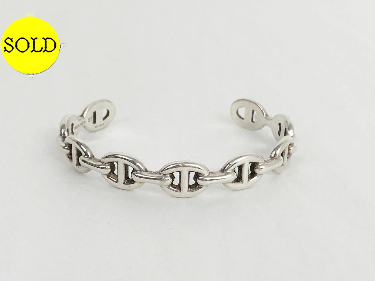 HERMES CHAINE D'ANCRE ENCHAINEE 51(11号)国内即発 Hermès Chaine D'Ancre Enchainee Bracelet – KMK Luxury