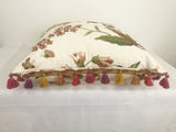 Custom Decorative Pillow With Tassels 24X24