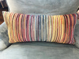 Missoni Velvet Striped Lumbar Pillow 22X11