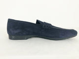 NEW Men's Prada Blue Suede Loafers Size 10