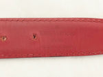 Louis Vuitton Red Epi Leather Belt Size S