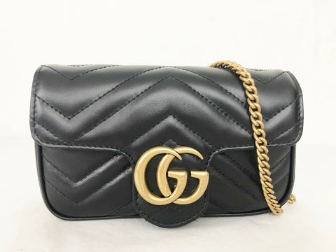 NEW Gucci Super Gg Marmont Crossbody Bag