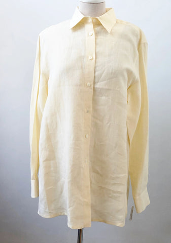 NEW Loro Piana Linen Shirt Size 44 It (8 Us)