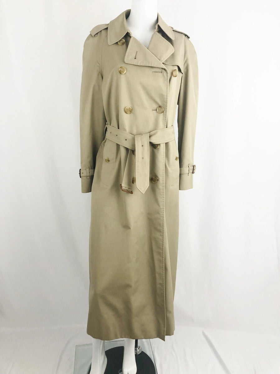 Burberry Prorsum Trench With Check Lining Size 10 Xl