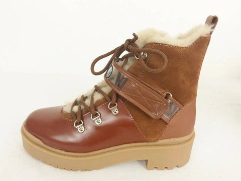 Sold NEW Valentino Trekkgirl Shearling Boots W/Tags Size 37 It (7 Us)