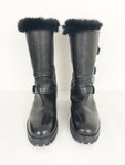 NEW Sartore Fur Lined Boots Size 37 It (7 Us)
