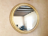 Gold Round Mirror Size 60" D